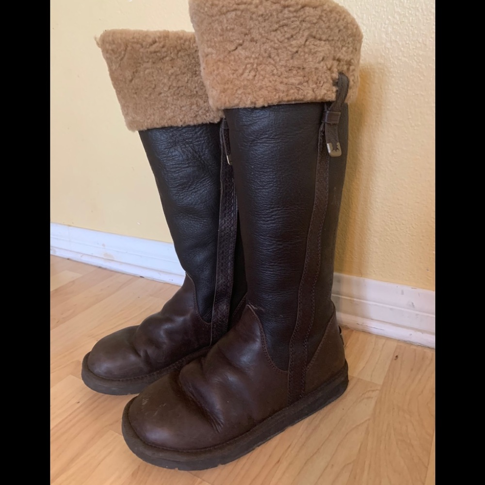 Ugg  tall leather boots